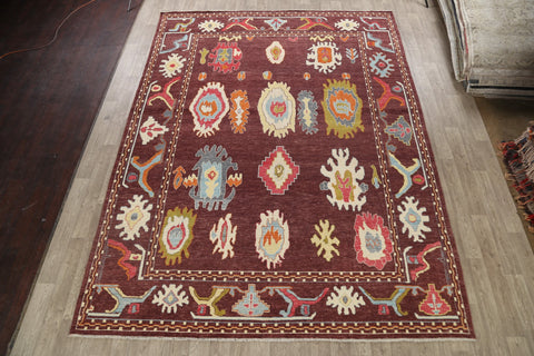 Geometric Oushak Oriental Area Rug 10x13