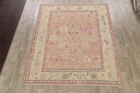 Geometric Oushak Oriental Area Rug 8x9