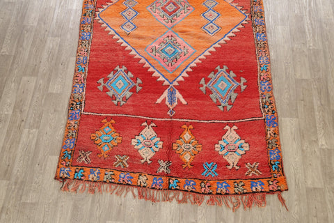 Tribal Moroccan Oriental Area Rug 6x11