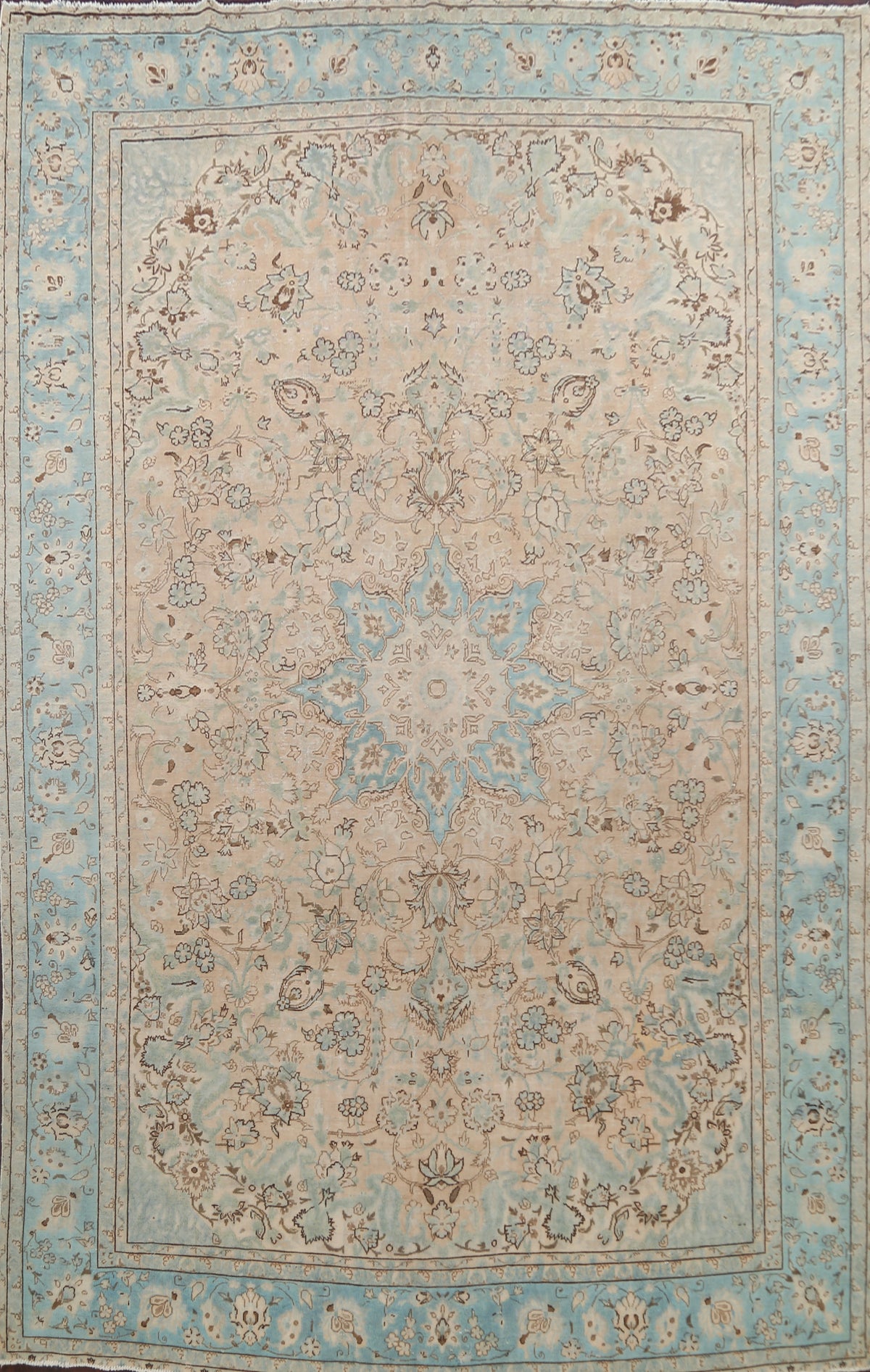 Floral Kashan Persian Area Rug 10x13