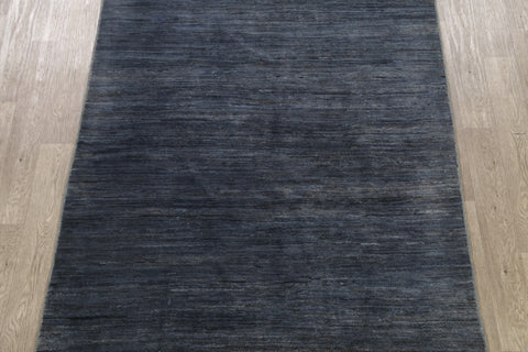 Modern Solid Gabbeh Kashkoli Oriental Area Rug 5x8