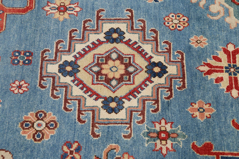 Vegetable Dye Super Kazak Oriental Area Rug 10x14