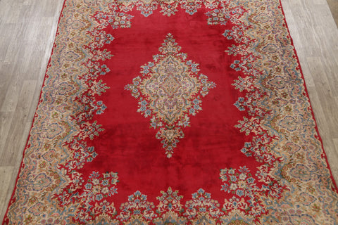 Floral Kerman Persian Area Rug 9x12