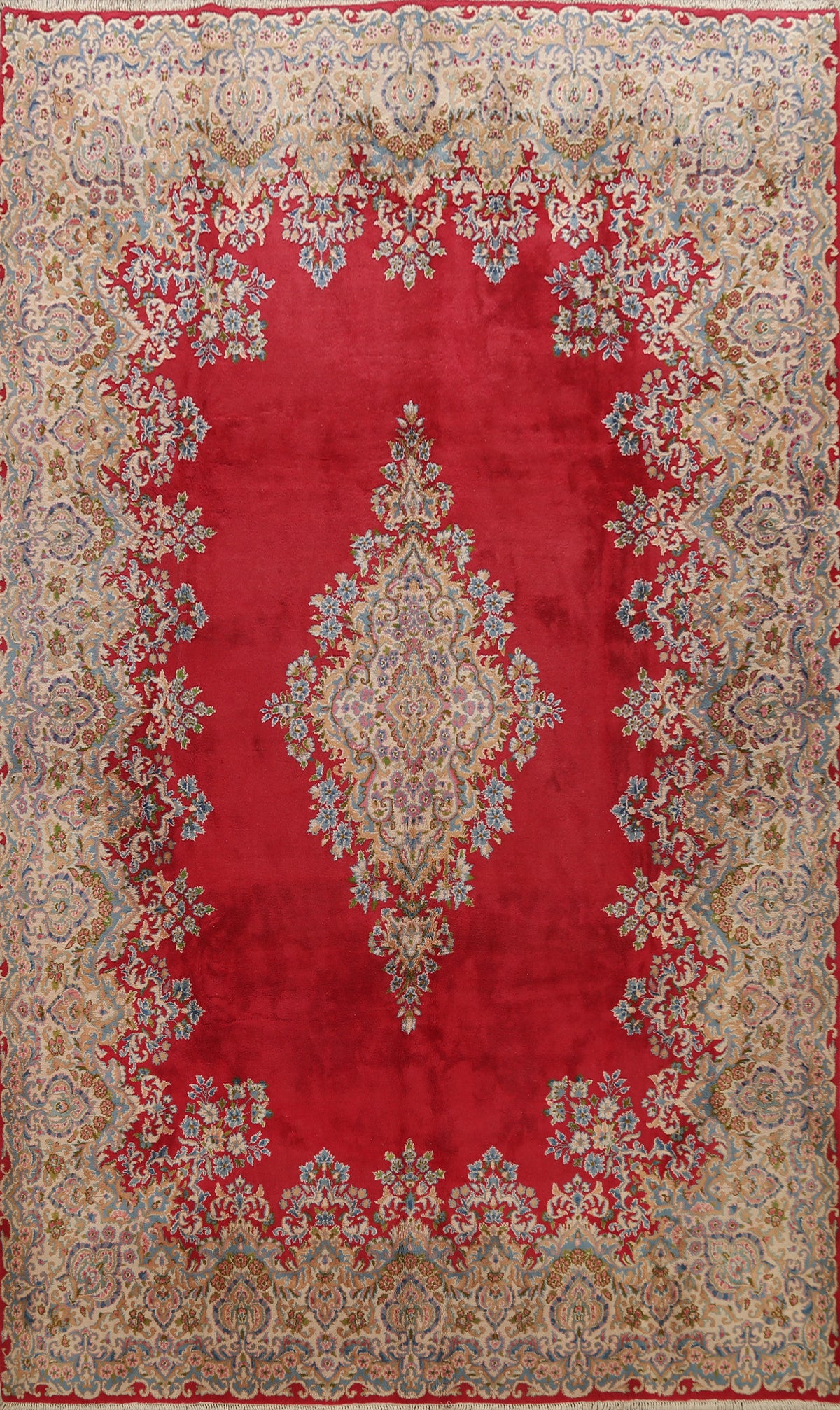 Floral Kerman Persian Area Rug 9x12