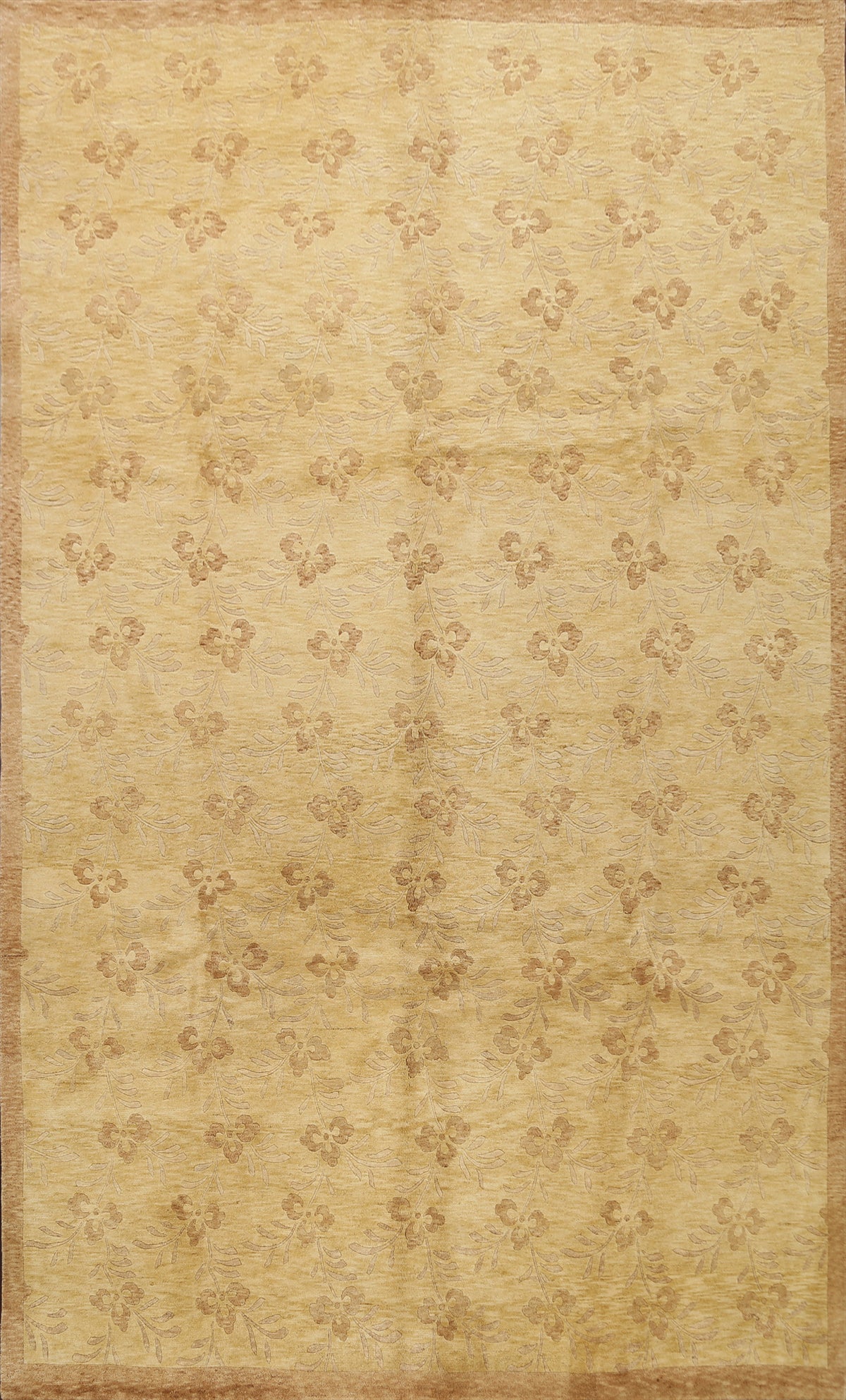 All-Over Floral Gabbeh Kashkoli Oriental Area Rug 9x12