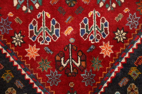 Geometric Abadeh Persian Area Rug 3x6