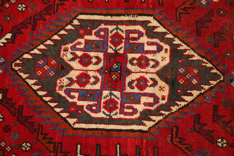 Geometric Shiraz Persian Area Rug 4x5