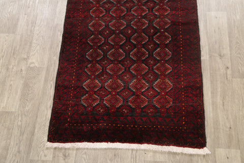 Geometric Balouch Persian Area Rug 3x6