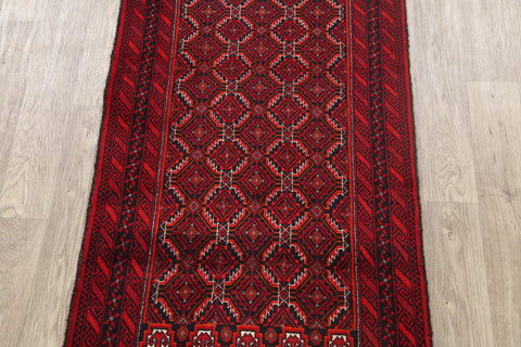 Geometric Balouch Persian Area Rug 3x5