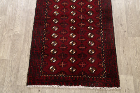 Geometric Balouch Persian Area Rug 3x6