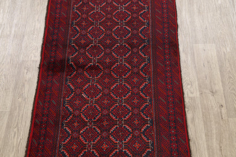 Geometric Balouch Persian Area Rug 3x6