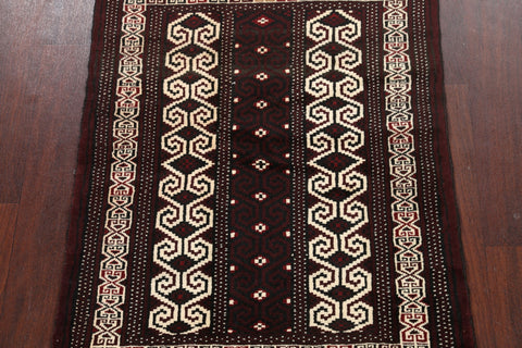 Geometric Balouch Persian Area Rug 3x4