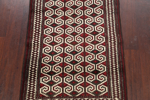 Geometric Balouch Persian Area Rug 3x4