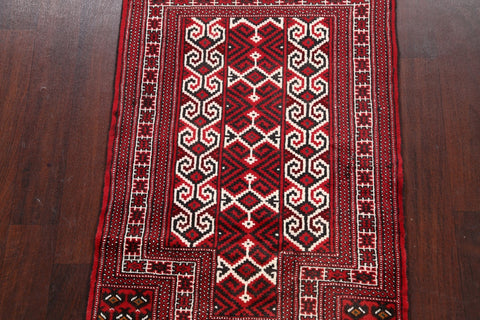 Geometric Balouch Persian Area Rug 3x4