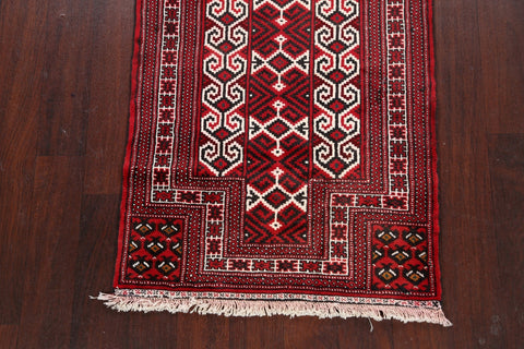 Geometric Balouch Persian Area Rug 3x4