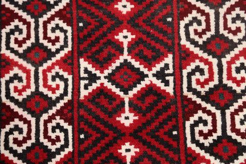 Geometric Balouch Persian Area Rug 3x4