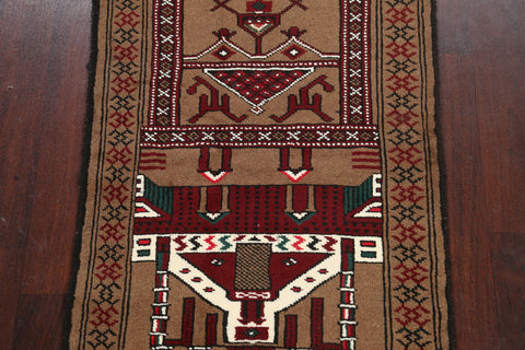 Geometric Balouch Persian Area Rug 3x4