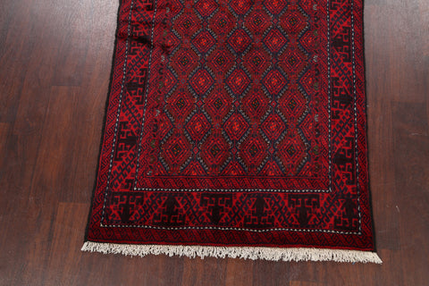 Geometric Balouch Persian Area Rug 3x6