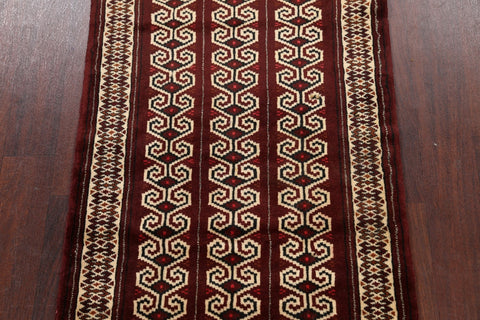 Geometric Balouch Persian Area Rug 3x4