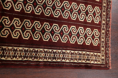 Geometric Balouch Persian Area Rug 3x4