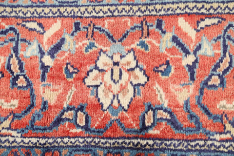 Vegetable Dye Floral Sarouk Persian Area Rug 8x11