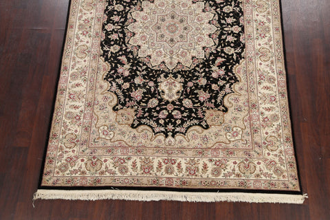 Vegetable Dye Wool/ Silk Aubusson Area Rug 6x9