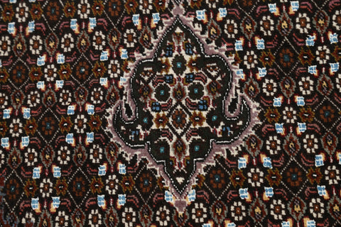 Vegetable Dye Wool/ Silk Tabriz Mahi Persian Area Rug 6x8