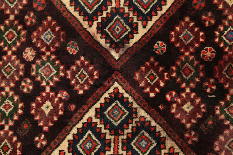 Geometric Sirjan Persian Area Rug 4x5