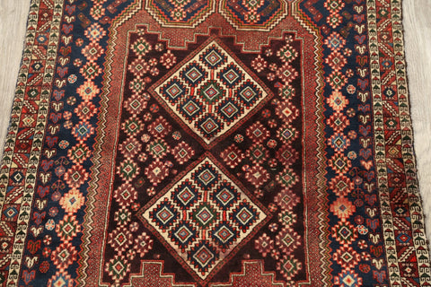 Geometric Sirjan Persian Area Rug 4x5