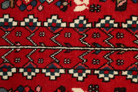 Vegetable Dye Tribal Abadeh Nafar Persian Area Rug 3x5