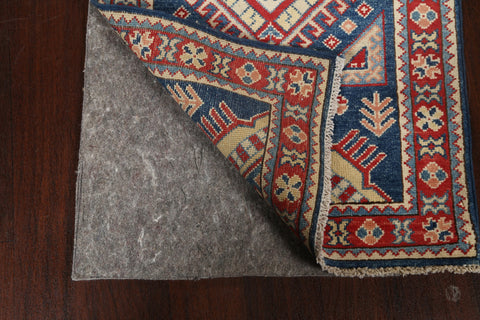 Geometric Kazak Oriental Runner Rug 2x6