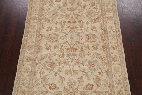 Vegetable Dye Floral Peshawar Chobi Oriental Area Rug 4x6