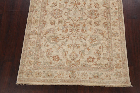 Vegetable Dye Floral Peshawar Chobi Oriental Area Rug 4x6