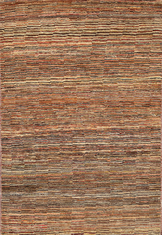 Modern Gabbeh Kashkoli Oriental Area Rug 4x5