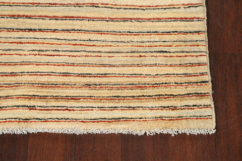 Stripe Gabbeh Kashkoli Oriental Area Rug 3x5