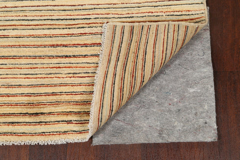 Stripe Gabbeh Kashkoli Oriental Area Rug 3x5