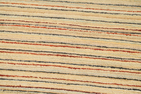 Stripe Gabbeh Kashkoli Oriental Area Rug 3x5