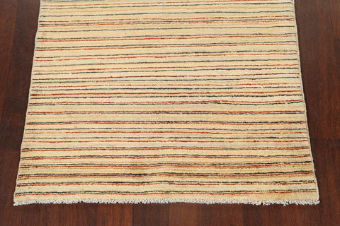 Stripe Gabbeh Kashkoli Oriental Area Rug 3x5