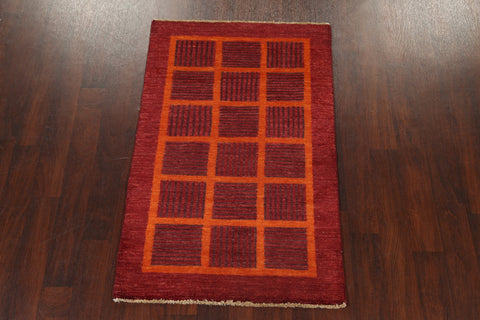 Geometric Gabbeh Kashkoli Oriental Area Rug 3x5