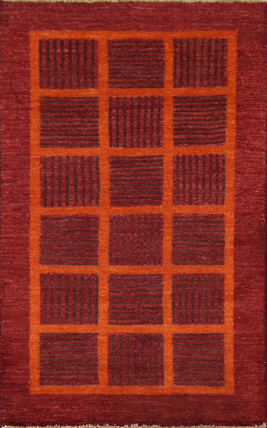 Geometric Gabbeh Kashkoli Oriental Area Rug 3x5