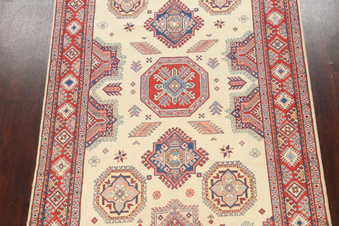 100% Vegetable Dye Super Kazak Oriental Area Rug 7x10