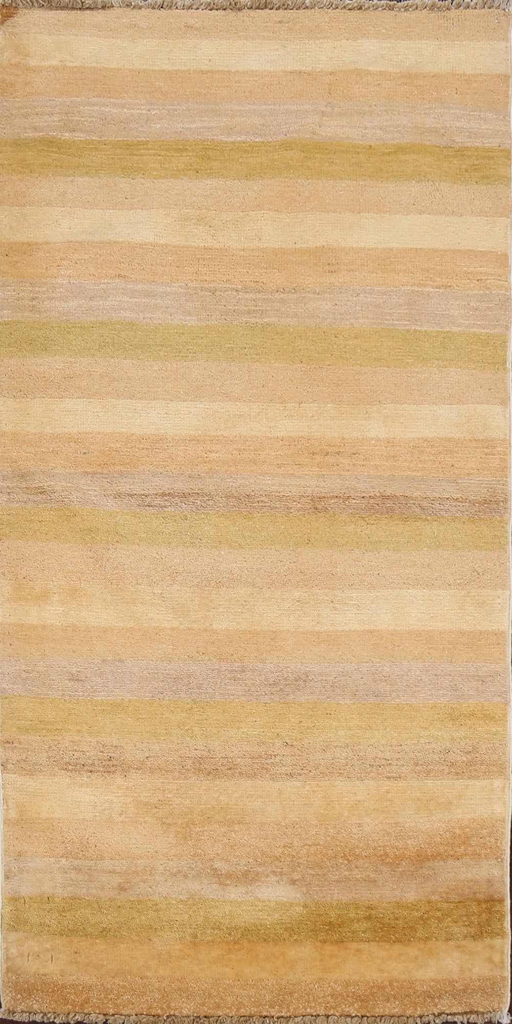 Contemporary Stripe Gabbeh Kashkoli Oriental Area Rug 2x4