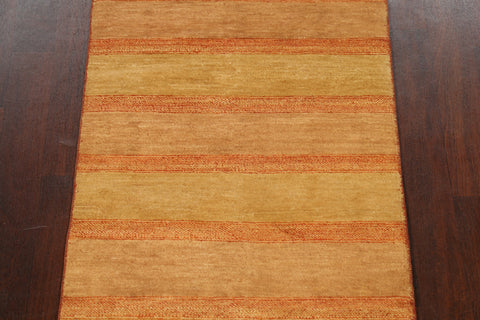 Contemporary Gabbeh Kashkoli Oriental Area Rug 3x5