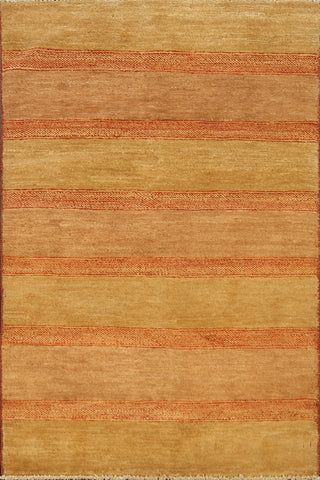 Contemporary Gabbeh Kashkoli Oriental Area Rug 3x5