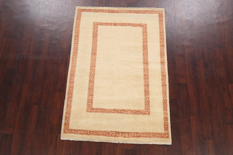 Contemporary Gabbeh Kashkoli Oriental Area Rug 4x6