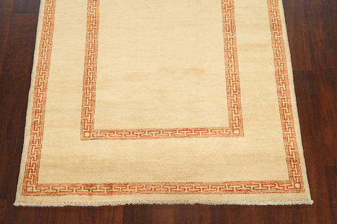 Contemporary Gabbeh Kashkoli Oriental Area Rug 4x6