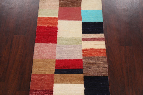 Contemporary Gabbeh Kashkoli Oriental Area Rug 2x4