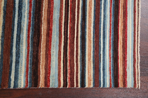 Stripe Modern Gabbeh Kashkoli Oriental Area Rug 3x4