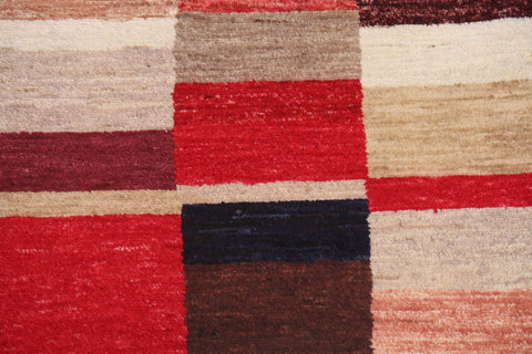 Contemporary Gabbeh Kashkoli Oriental Area Rug 3x5