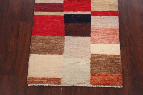 Contemporary Gabbeh Kashkoli Oriental Area Rug 3x5